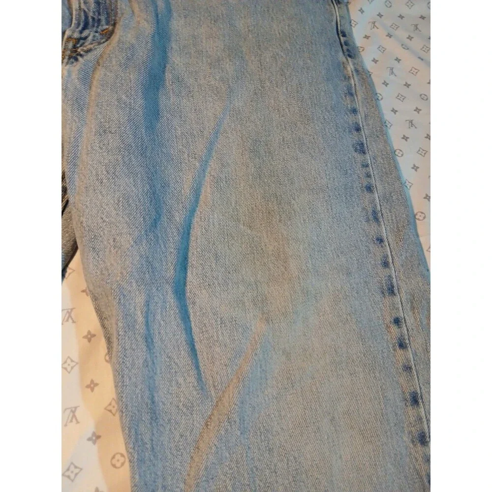 Vintage 90s Levi’s 505 Jeans Mens 40x30 Regular Fit Blue Faded USA Distressed